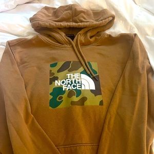 Men’s size S North Face Hoodie with Camouflage logo